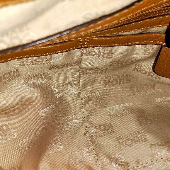 Michael Kors Medium Large Leather Hamilton Bag Brown Satchel With wallet. - Picture 10 of 17